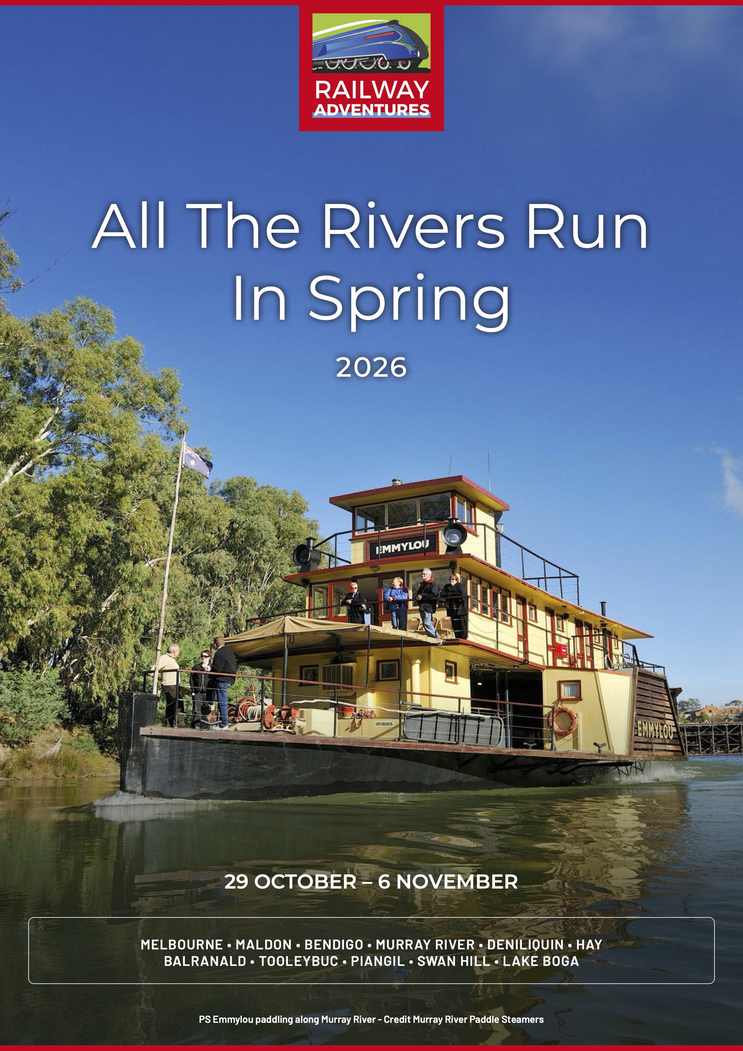 Run For The Rivers All the Rivers Run in Spring - Railway Adventures