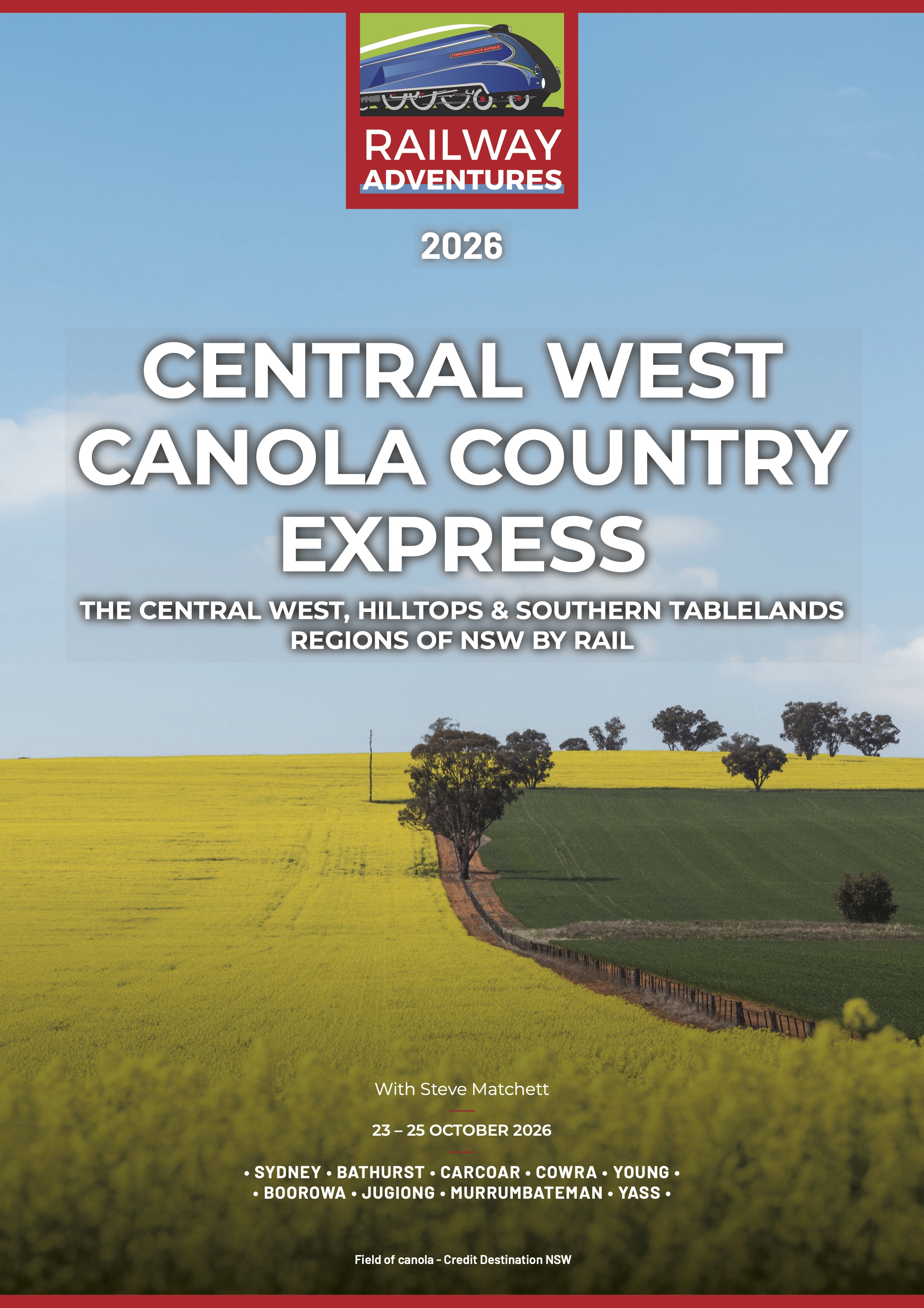 Central West Canola Country Express brochure cover